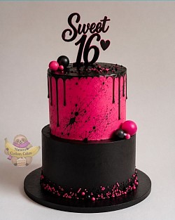 Two-Tier Sweet 16 Cake