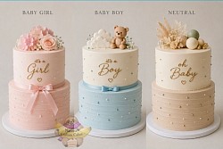 Luxe Baby Shower Cake Collection