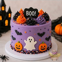 👻 Halloween Boo Cake